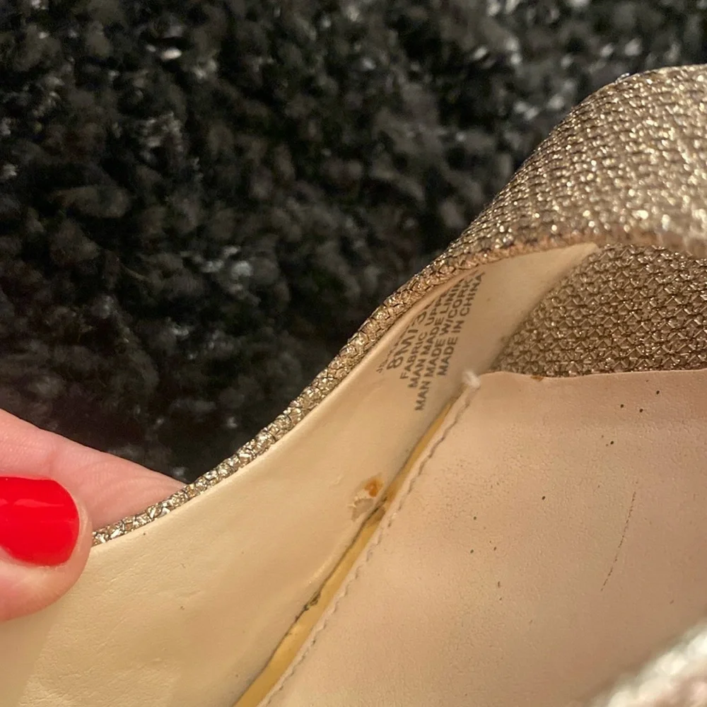 Jessica Simpson Sparkly Heels Sz 8 - Picture 6 of 8